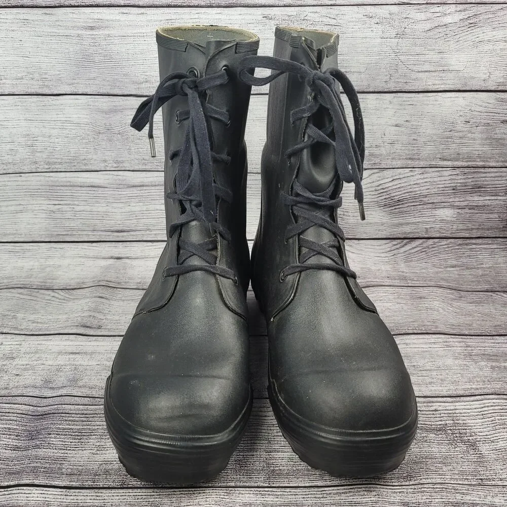Hutchinson Mens Rubber Boots Size EU 41 Made In France